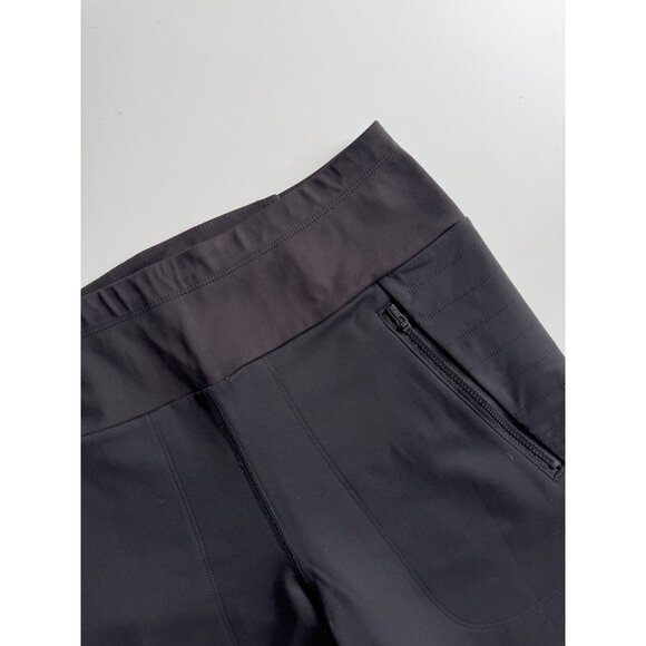 ATHLETA Peak Hybrid Fleece Black Brushed Flared Boot Cut Pants, Size S - Picture 5 of 16
